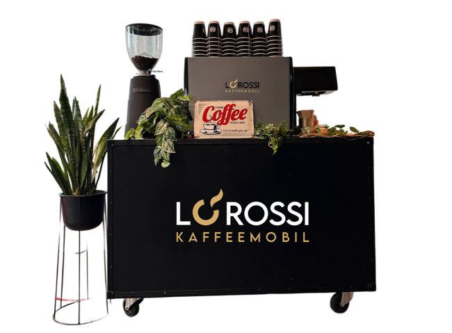 Lorossi Kaffeemobil coffee case mit Deko